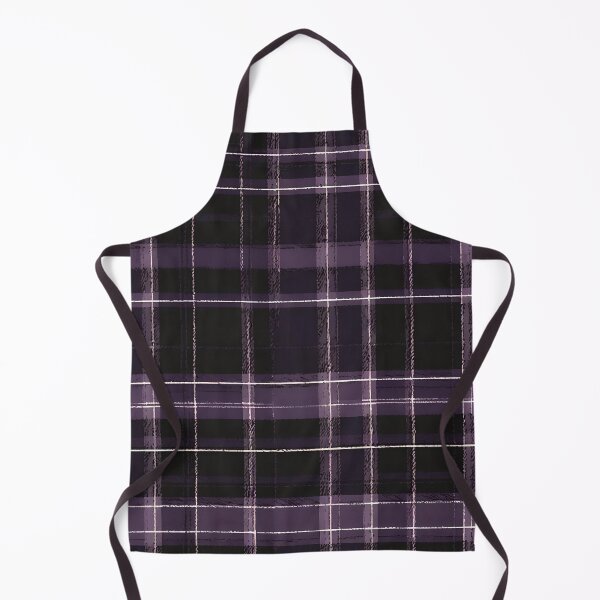 Item preview, Black and Purple Grunge Tartan Print Pattern designed and sold by Ninjakandy.
