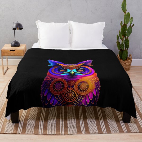 Item preview, Colored owl designed and sold by UZRWRLD .