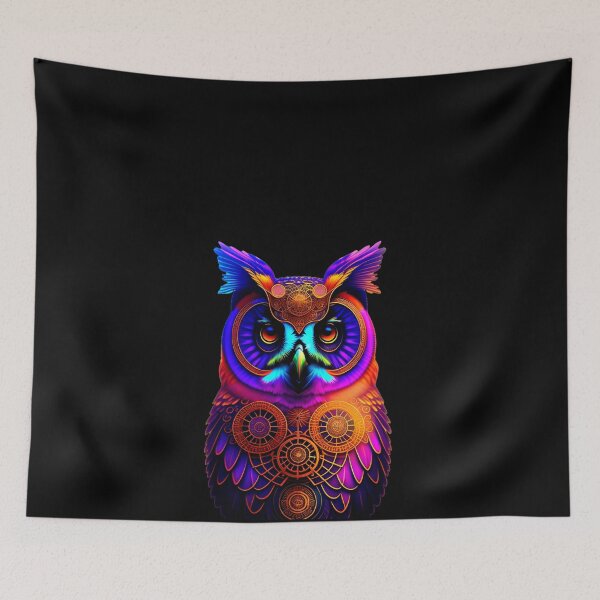 Item preview, Colored owl designed and sold by UZRWRLD .