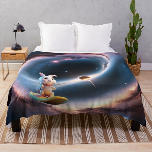 Item preview, Cowabunga Bunnies in Space 22, Surfing the Event Horizon designed and sold by Randall Bennett.