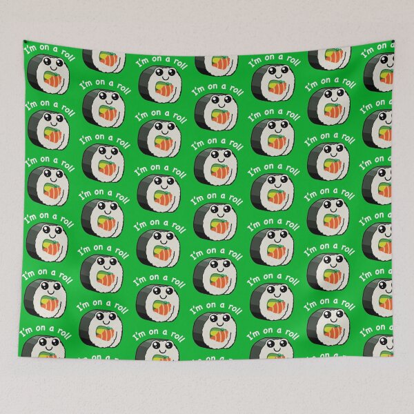 Item preview, I'm on a roll - Cute Sushi Roll designed and sold by houseofwray.
