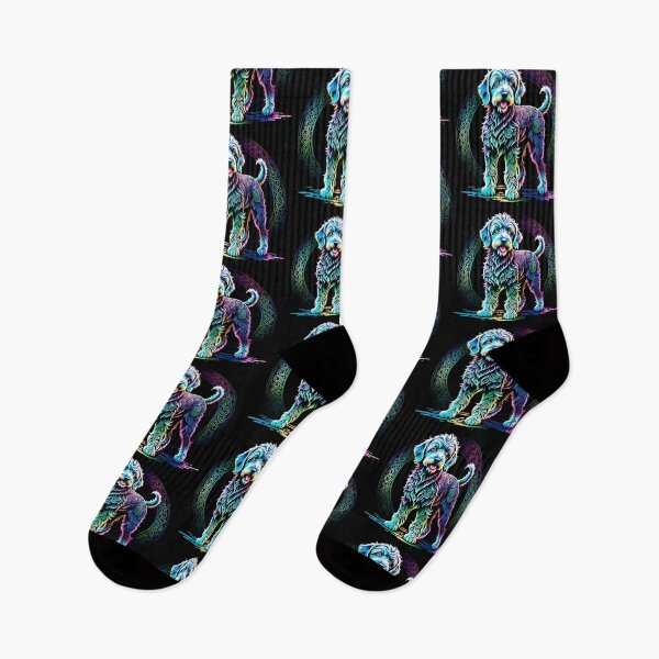 Item preview, Labradoodle Neon designed and sold by Wags & Tails.