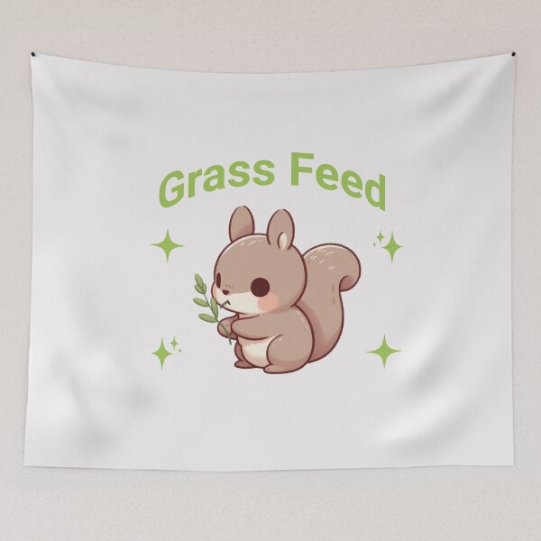 Item preview, grass feed Squirrel designed and sold by LemuellTrends.