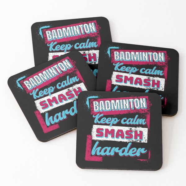 Item preview, Badminton: keep calm, smash hard Badminton Smash designed and sold by InkKiai.