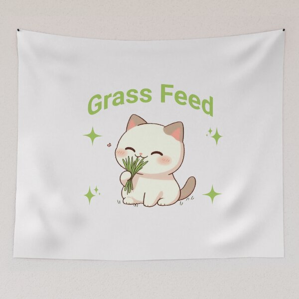 Item preview, grass feed Cat designed and sold by LemuellTrends.