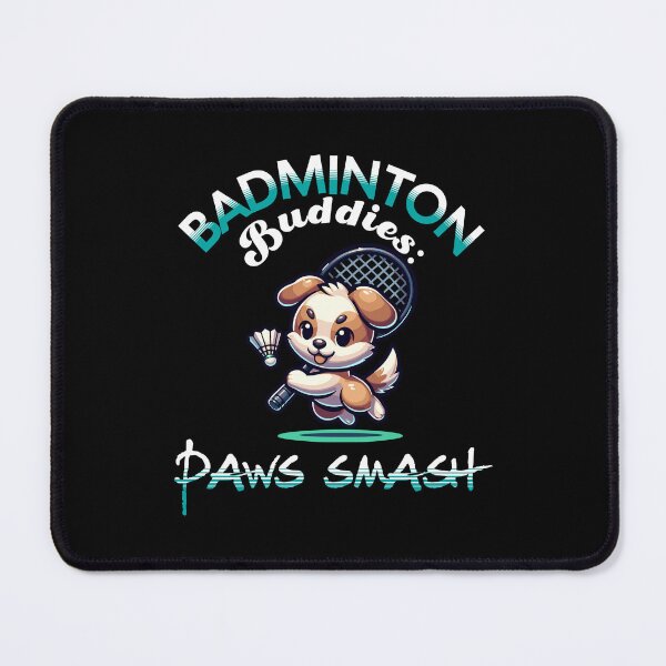 Item preview, Badminton buddies: paws smash Badminton Smash designed and sold by InkKiai.