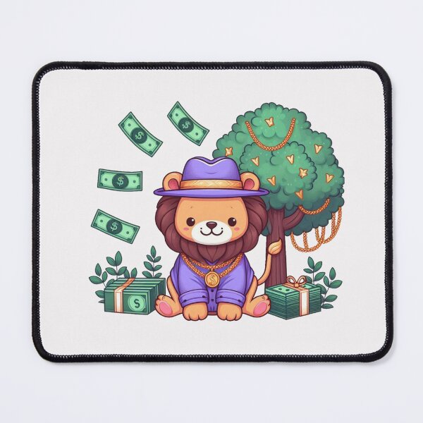 Aperçu de l'œuvre Lion arbre dollar créée et vendue par LemuellTrends.