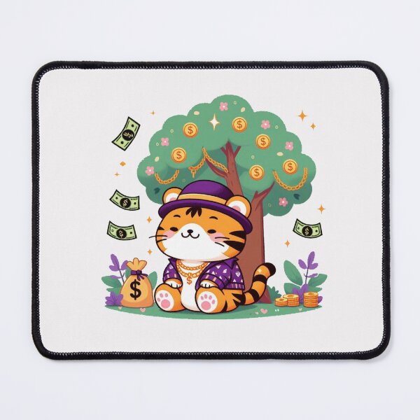 Aperçu de l'œuvre Tigre d'arbre à dollars créée et vendue par LemuellTrends.