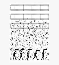 Singing in the Raaaain Photographic Print