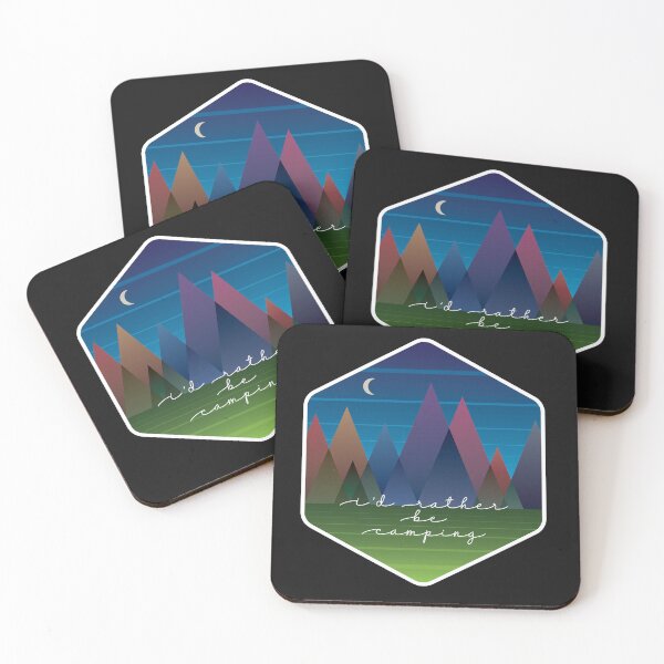 Item preview, I'd Rather Be Camping designed and sold by pandemicat.