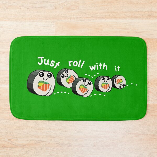 Item preview, Just roll with it - Cute Sushi Rolls designed and sold by houseofwray.