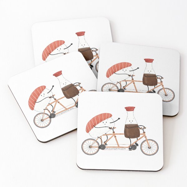 Item preview, Sushi & Soy Sauce Bicycle designed and sold by ShereeSketches.