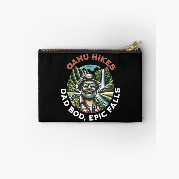 Item preview, Oahu hikes: dad bod, epic falls Hiking Oahu designed and sold by InkKiai.