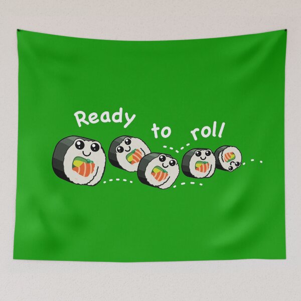 Item preview, Ready to roll - Cute Sushi Rolls designed and sold by houseofwray.