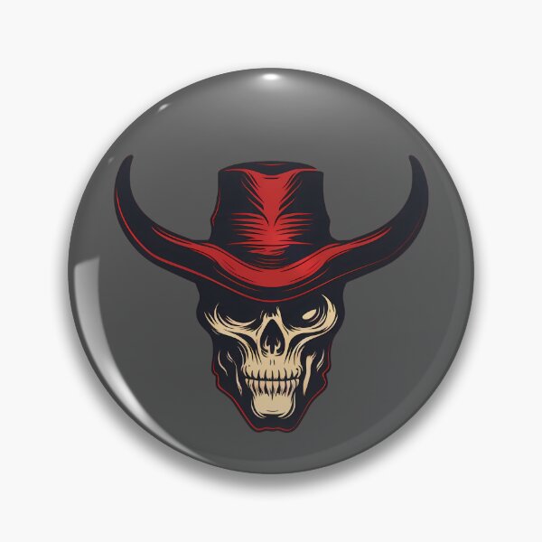 Item preview, Red Hat Undead Cowboy - Cowboys of the Apocalypse Collection designed and sold by Powercat Graphic Arts.
