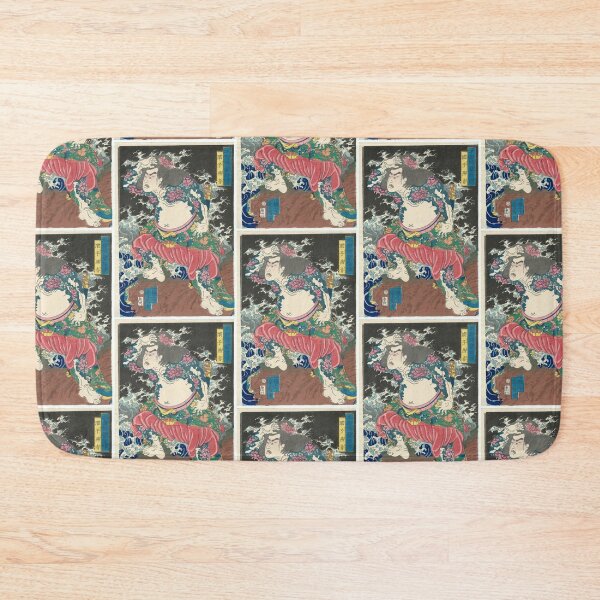 Item preview, Utagawa Yoshiharu  -Yan Qing, the Graceful (Rôshi Ensei), from the series Mirror of Heroes of the Shuihuzhuan (Suikoden gôketsu kagami) designed and sold by TeeARTHY.