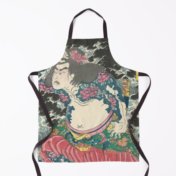 Item preview, Utagawa Yoshiharu  -Yan Qing, the Graceful (Rôshi Ensei), from the series Mirror of Heroes of the Shuihuzhuan (Suikoden gôketsu kagami) designed and sold by TeeARTHY.