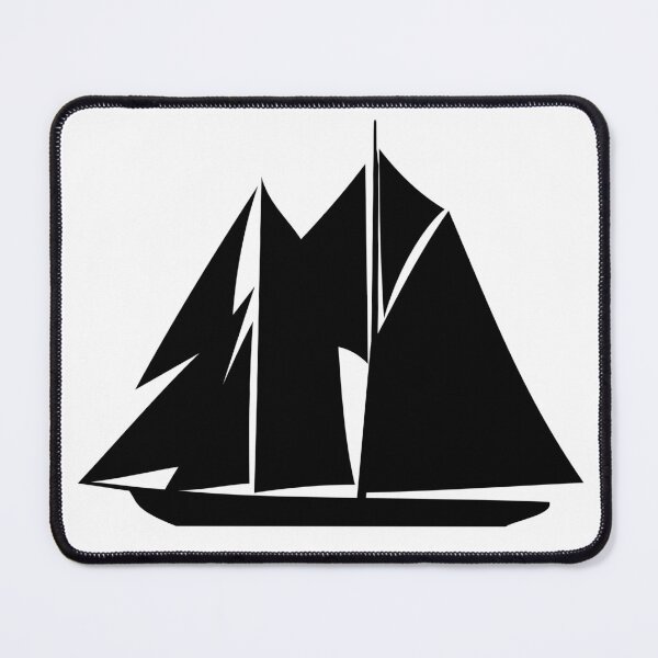 Item preview, Schooner Vignette Black Design designed and sold by Kevin Cameron.