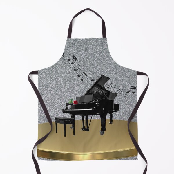 Item preview, Piano Rose With Music Notation designed and sold by BrightrDayMusicArt.