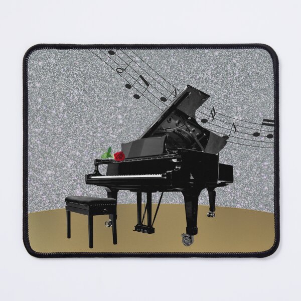 Item preview, Piano Rose With Music Notation designed and sold by BrightrDayMusicArt.