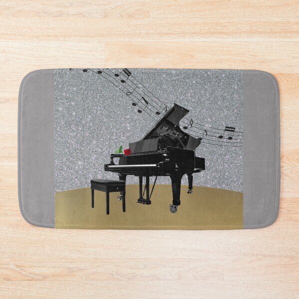 Item preview, Piano Rose With Music Notation designed and sold by BrightrDayMusicArt.