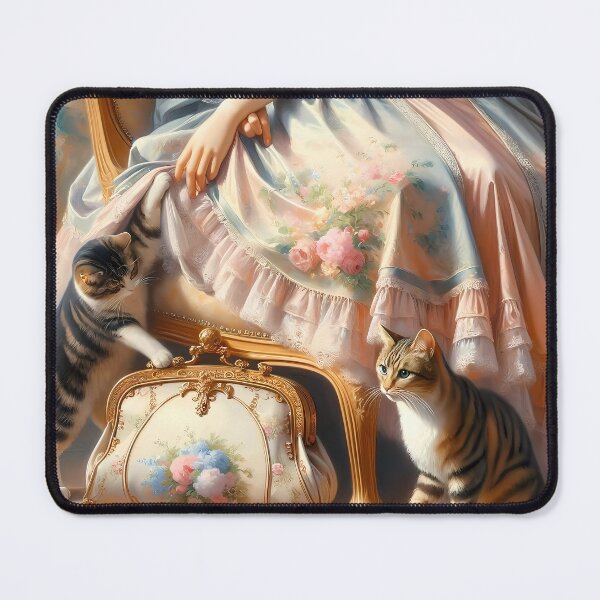 Item preview, Rococo Playful Cats Delight designed and sold by DeenaDee.