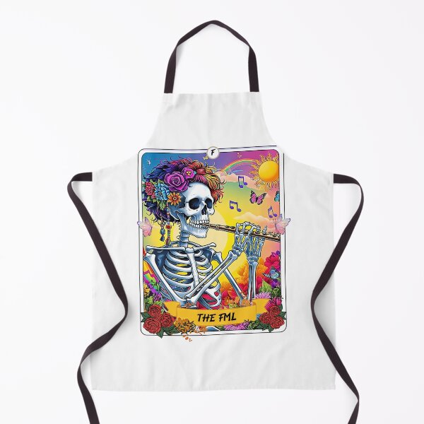 Item preview, The Musical Skeleton tarot, Harmony of Life and Death, The Vibrant Melody of Mortality designed and sold by RETRO REVIVAL.