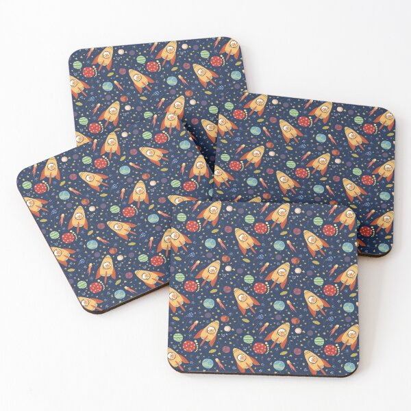 Item preview, Colorful Childrens Spaceship Astronomy Design designed and sold by LMStudioDesigns.