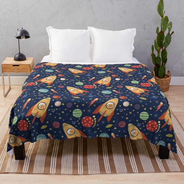 Item preview, Colorful Childrens Spaceship Astronomy Design designed and sold by LMStudioDesigns.