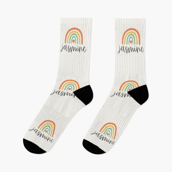 Item preview, Jasmine - Rainbow with heart - Positive Words designed and sold by patternjp.