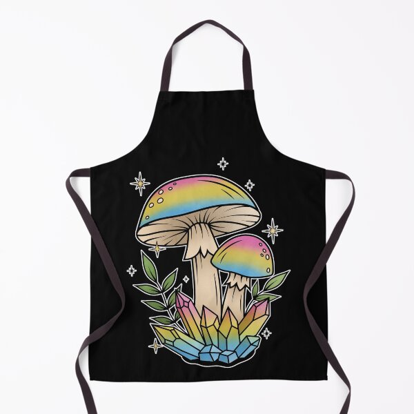 Item preview, Pansexual Mushroom LGBT Pride Flag designed and sold by Clara Hollins.