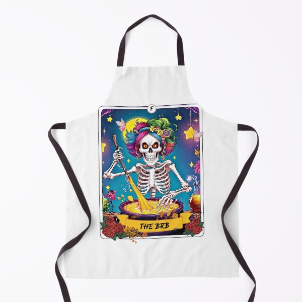 Item preview, The Alchemical Skeleton tarot, The Enigmatic Brewer, The Mystic Potion Maker designed and sold by RETRO REVIVAL.