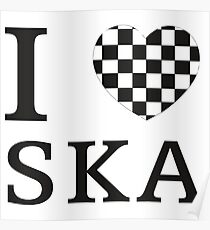 ska music reggae skinhead punk Poster