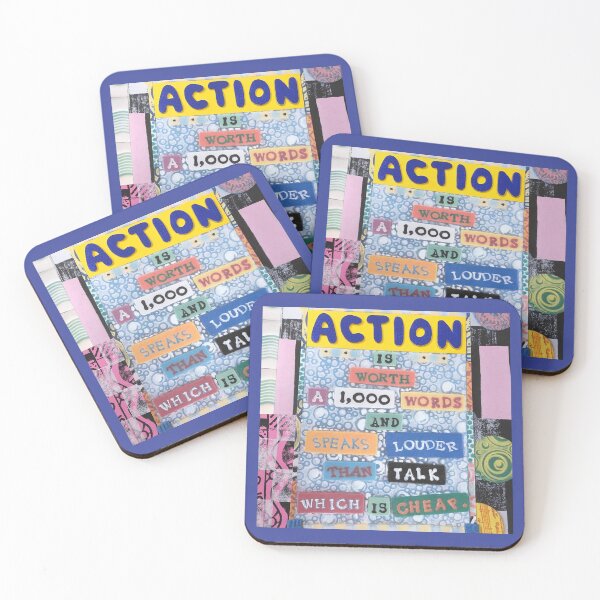 Item preview, Action Speaks designed and sold by prunellaparsnip.