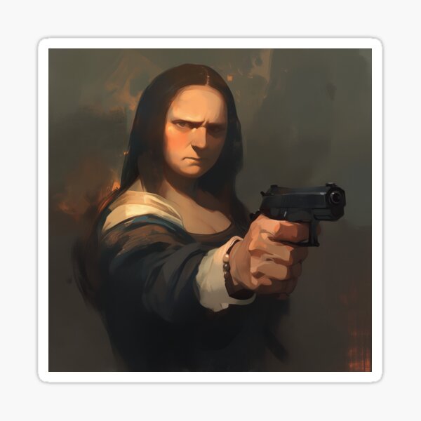 Item preview, Mona Isa inspired thug designed and sold by Nowshin Tasnim.