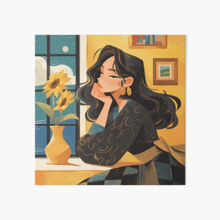 Vista previa del artículo con la obra «Mona Isa inspiró moderno», diseñado y vendido por Nowshin Tasnim.