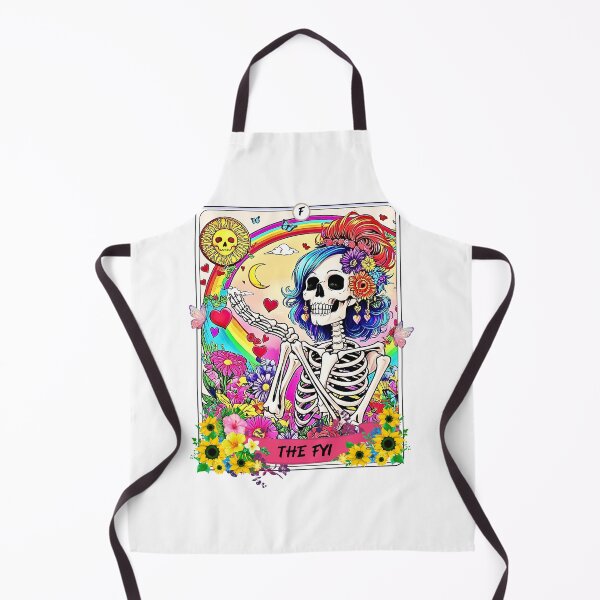 Item preview, Skeleton Tarot with Sun and Flowers,Whimsical Tarot: Skeleton and Sun, Mystical Tarot Card with Skeleton and Sun designed and sold by RETRO REVIVAL.