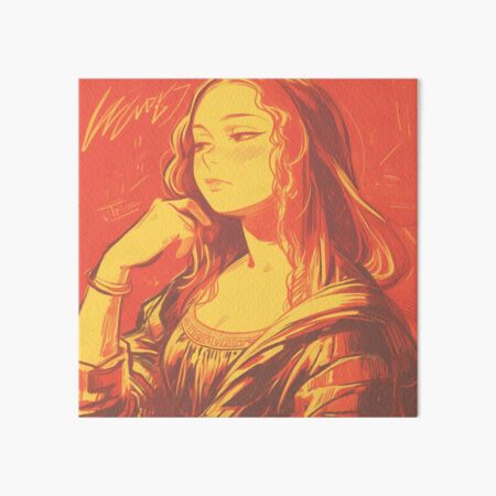 Vista previa del artículo con la obra «Mona Isa inspirada », diseñado y vendido por Nowshin Tasnim.