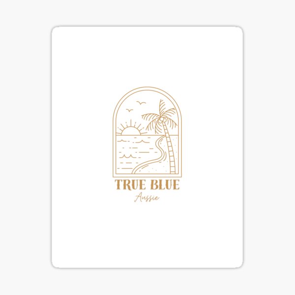 Item preview, True blue aussie2  designed and sold by hellosunshine88.