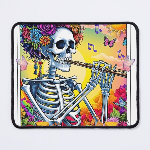 Item preview, The Musical Skeleton tarot, Harmony of Life and Death, The Vibrant Melody of Mortality designed and sold by RETRO REVIVAL.