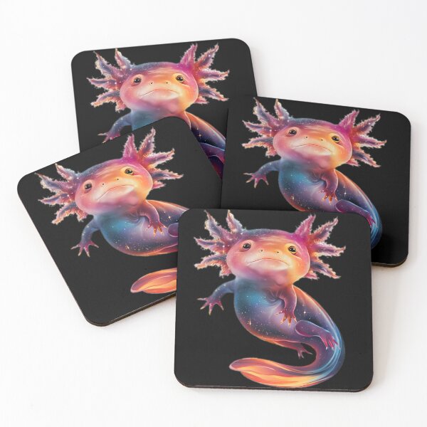Item preview, Cool Cute Galaxy Stars Axolotl  designed and sold by PlanetMarker.