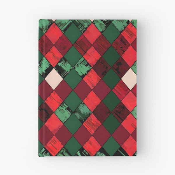 Item preview, Argyle: Maroon and forest green patterns designed and sold by BlackCatspet1.