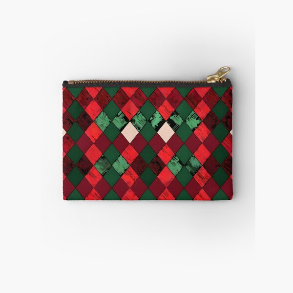 Item preview, Argyle: Maroon and forest green patterns designed and sold by BlackCatspet1.