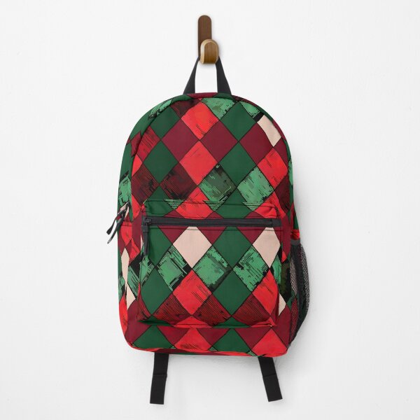 Item preview, Argyle: Maroon and forest green patterns designed and sold by BlackCatspet1.
