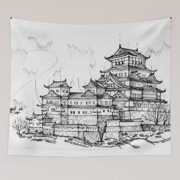 Artikelvorschau, Burg Himeji, Japan entworfen und verkauft von Aillen Joyce Abelita.