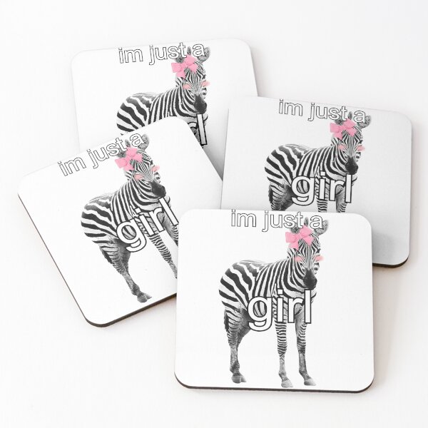 Item preview, im just a girl zebra meme designed and sold by SillyLittleSnek.