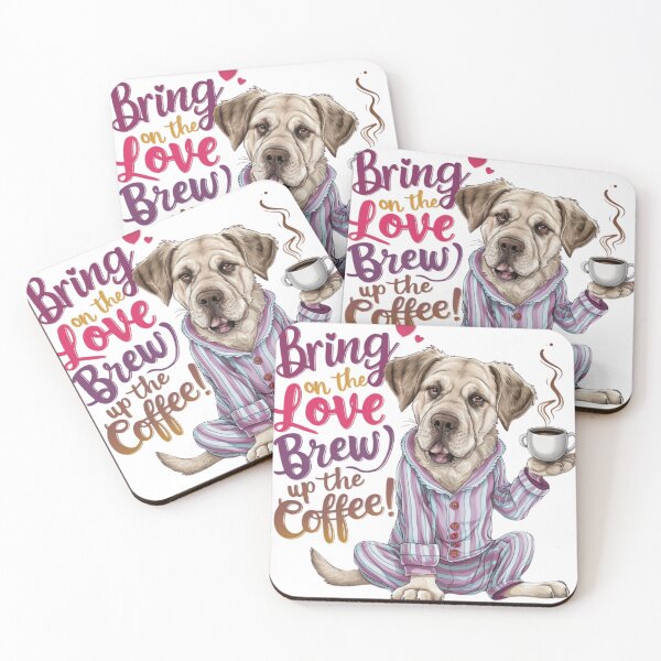 Item preview, Coffee Dog Brew Up the Love designed and sold by MirtaF.