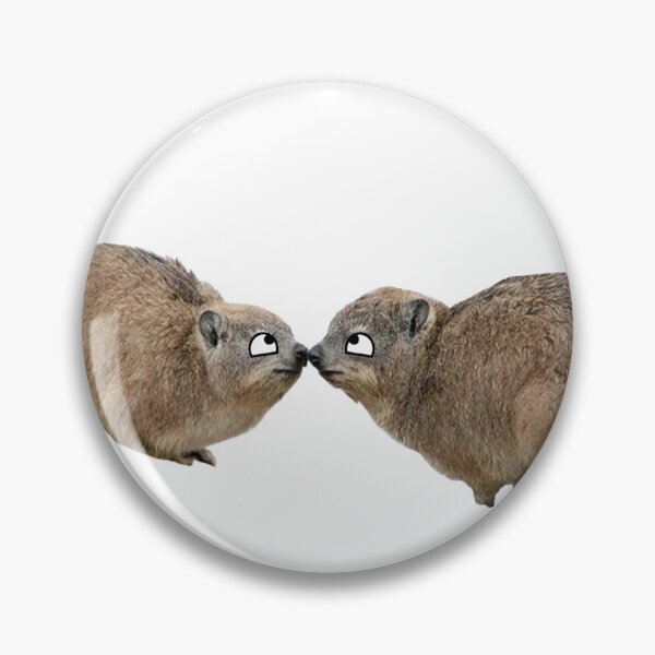 Item preview, Derpy eyed hyrax  designed and sold by SillyLittleSnek.