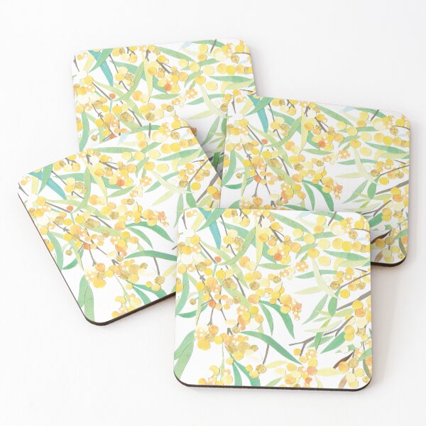 Item preview, Wattle Collage designed and sold by Helen Ashley.