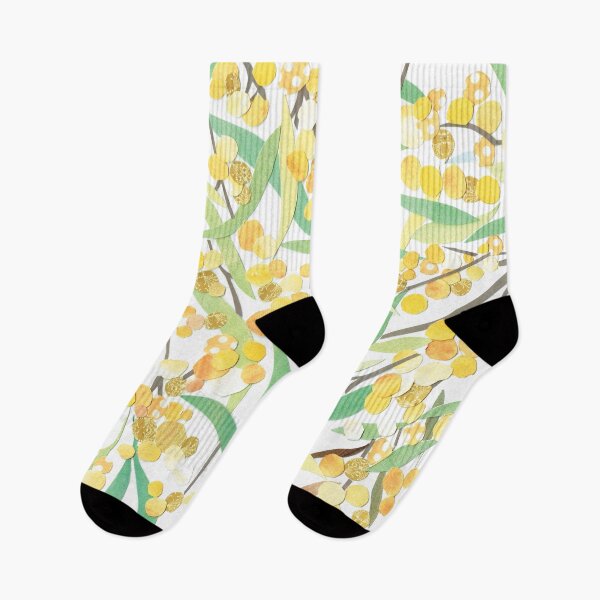 Item preview, Wattle Collage designed and sold by Helen Ashley.